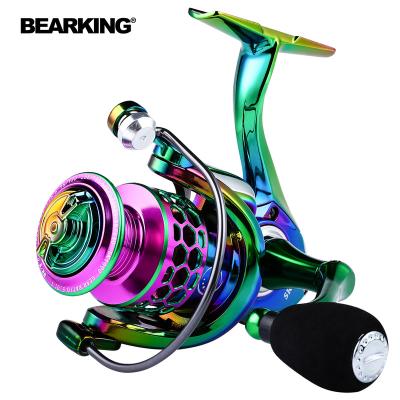 China LEFT HAND BEARKING Brand 5.0:1 4.7:1 Fishing Reel CNCx Rocker 1000 - 7000 Drag System 10Kg Operate Spinning Wheel Fishing Reel for sale