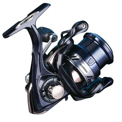 China LEFT HAND BEARKING Brand Hades 7BB Stainless Steel Bearing 5.2:1 Fishing Reel Drag System 17lbs Spin Wheel Fishing Reel for sale