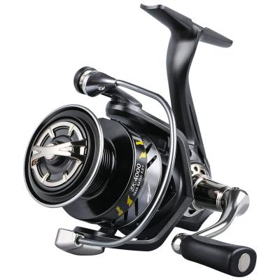 China LEFT HAND BEARKING Fishing Reel Drag 5.2:1 Gear Ratio Metal Reel Handle Saltwater Carp Spinning Fishing 12kg for sale