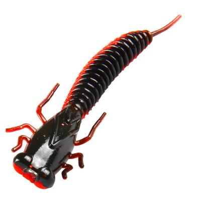 China BEARKING Larva Soft Lures L17 Bass Pike Minnow Swimbait Jigging Lures 50mm 75mm Fishing Silicone 100mm Artificial Worm Lures for sale