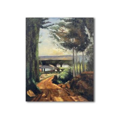 China Waterproof+ECO-Friendly Paul Cezanne Famous Landscape Painting Art Reproduction Customized Wall Art for sale