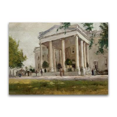 China Customized Impressionist Classical Architecture Wall Art Painting Famous Oil Painting Reproduction for sale