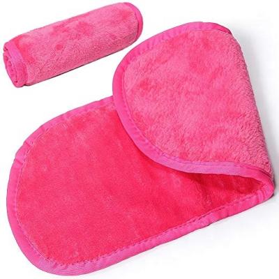 China Women QUICK DRY Reusable Facial Cloth Microfiber Face Towel Magic Makeup Remover Towel Exfoliating Makeup Remover Towel for sale