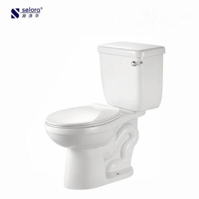 China Meiyujia Two-piece toilet Double-flow toilet bowl ceramic bathroom washdown toilet for sale