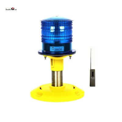 China PC Elevated Wireless Airfield Visual Navigation Led Solar Airport Taxiway Light for sale