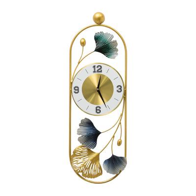 China Modern Luxury Gold Style Design Big Metal Watch Large Digital Metal Home Decorative Wall Clock Nordic Cheap Wholesale Antique Decor for sale