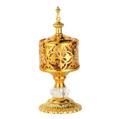 China Low Price Artistic Professional Made Simple Lace Metal Craft Decoration Incense Censer Home for sale