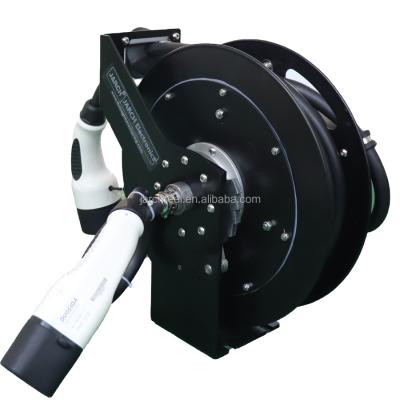 China Industrial Equipment 12mm 16A Car Blow Cable Reel Power Cable Reel Charging Drums For Electric Car for sale