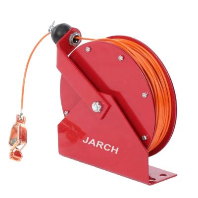 China Industrial Equipment 50ft Spring Retractable Grounding Static Cable Reel For Truck Fuel for sale