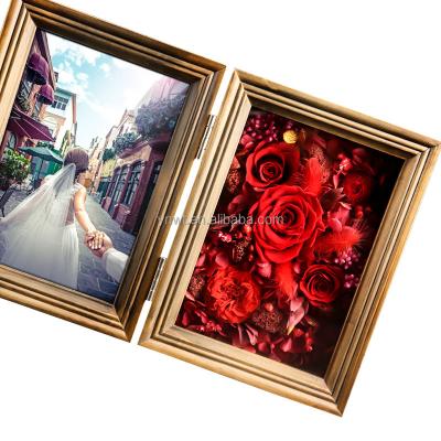 China Home Decoration Plant Supply Preserved Flower Dried Flower In Photo Frame For Home Decoration for sale