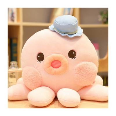 China Cartoon Toy Octopus Plush Doll Double Faced Fingers Play 10cm*20cm Baby Tiny Pet Toy Octopus Doll for sale