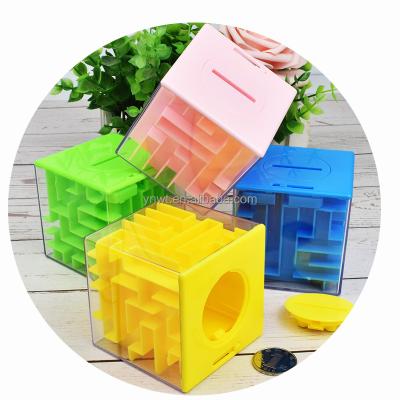 China Hand Manipulation Hot Selling Plastic Transparent 3D Maze Game Puzzle Toy for sale