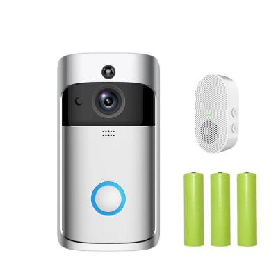 China Apartment Smart Security Camera EKEN V5 HD Warehouse Head Office Doorbell Camera WiFi 720P Wireless Visual Door Bell for sale