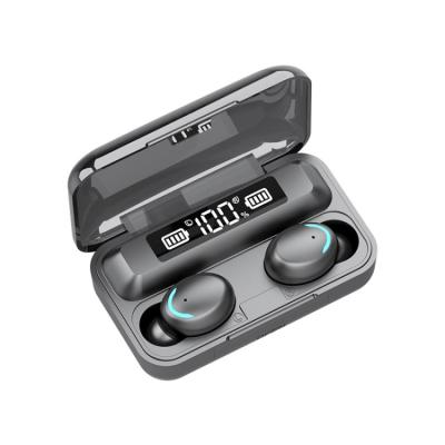 China F9-5c TWS Wireless Earphones BLE 5.0 HD Wireless Call Mini Earbuds HIGH FIDELITY Noise Comfortable Wearing Bass Auto Matching With Charging Cable Box for sale