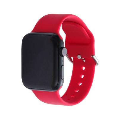 China Factory Wholesale Fashion Sports Breathable For Apple Watch Series 7 6 5 4 3 Se Silicone Apple Watch Bands 38 40 41 42 44 45 mm for sale