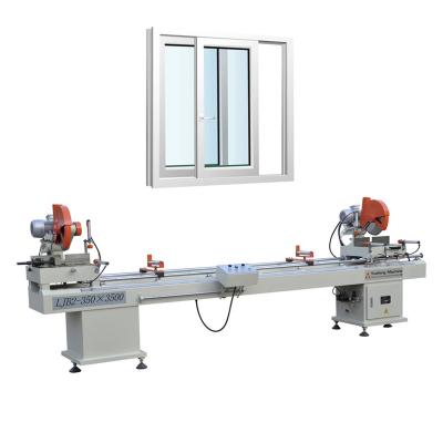 China Hotels Two Main Profile Double Miter UPVC Digital Display Cutting Saw Machine for sale