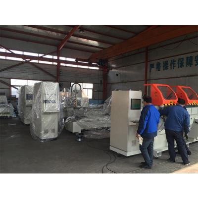 China Building Material Shops New Condition Aluminum Profile Milling And Drilling 3 Axis Machining Center for sale