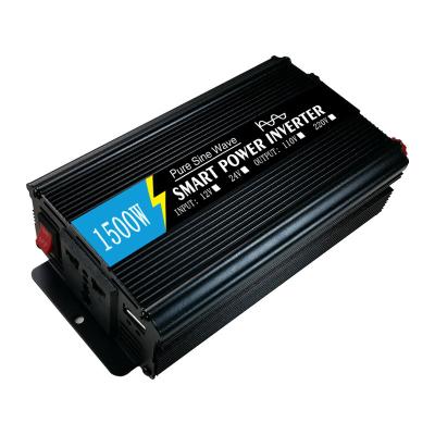 China Household Appliance 1500W Pure Sine Wave Car Power Inverter DC12V/24V AC110V/220V for sale