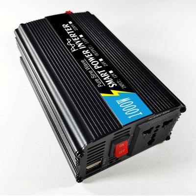 China Home Appliance 12V 24V to 220V Sine Wave Inverter 1000W Solar Car Inverter for sale