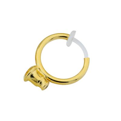 China CLASSIC Gold Plastic Clips Earring Findings With Converter for sale