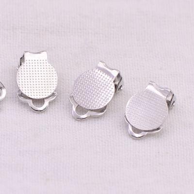 China Fashionable Metal Ear Clip Rhodium Frog Shape Non-Piercing Ear Clip Type - 2 for sale