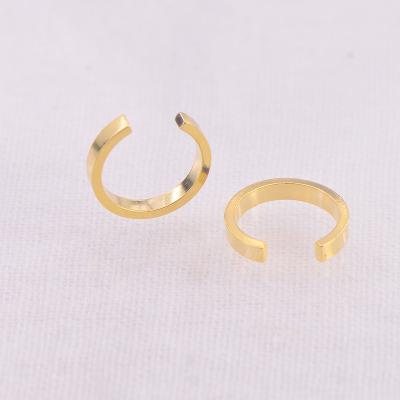 China Trendy Golden Open Ring Earring Findings Accessory For Earring Making for sale