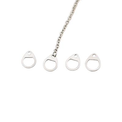 China Stainless Steel Luxury Necklace Hanging Rings Connecting Necklace Parts and Accessories for sale