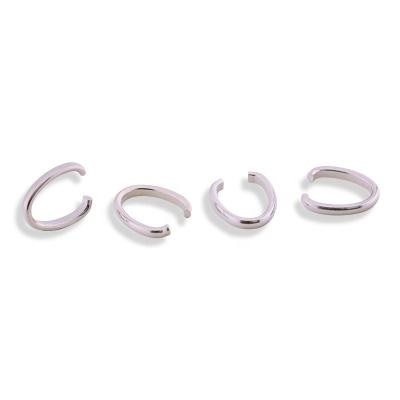 China Luxury Oval 12mml Connecting Rings Connectors For Necklaces Bracelets Making for sale