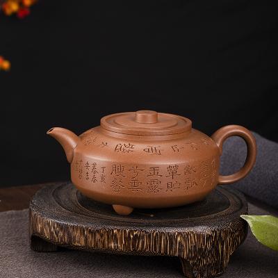 China Sustainable Yixing Clay Purple Teapot for sale