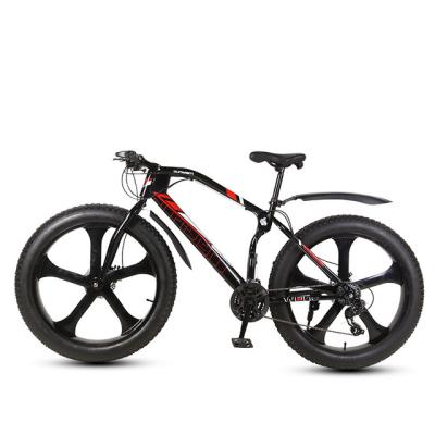 China ROYAL Fat Tire Snow Adult 26 Inch 5 Wheel Mountain Bike ROYAL Variable Speed ​​Fat Tire Bicycle 21Speed ​​Sports Cycling for sale