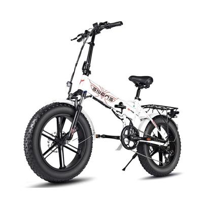 China Electric folding bicycle stock for boat 48V fat tire ebike electric folding mountain bike for adult for sale