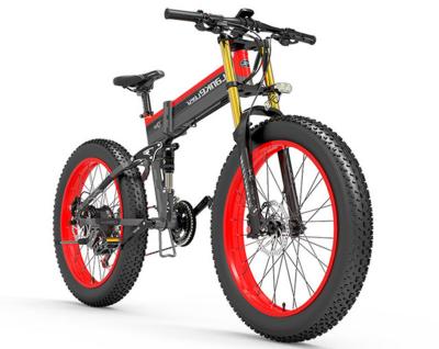 China High Quality Adult Strong Bikes Mountain Bike Fat Tire Electric Bicycle With Pedals Bike Parts for sale