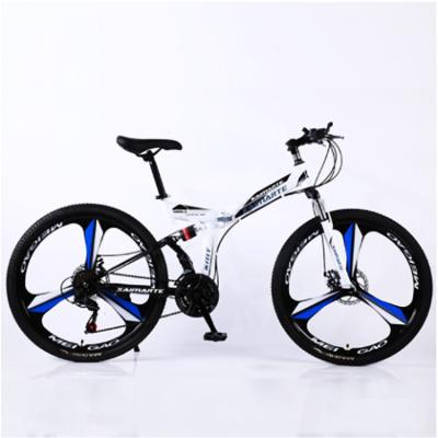 China Wholesale Adult High Carbon Aluminum Alloy High Carbon Fork Steel Frame 26 Inch 27 Speed ​​Foldable Mountain Bike For Men for sale