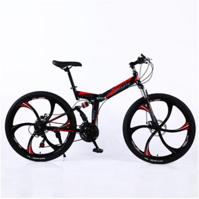 China Direct factory supply aluminum alloy frame adult 24 inch foldable mountain bikes for men for sale