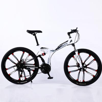 China New Design Steel Frame 26 Inch 24 Speed ​​High Carbon Aluminum Alloy Adult Fork Foldable Mountain Bike For Men for sale