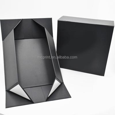 China Recyclable Black Wholesale Custom Hair Extension Wig Gift Magnetic Logo Premium Luxury Cardboard Paper Packaging Box for sale