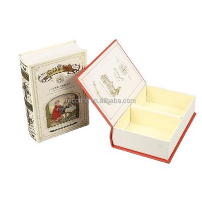 China Factory Handmade Pattern Design Rigid Cardboard Box Packaging Reusing Custom Logo Storage Tarot Card Magnet Paper Gift Book Box for sale