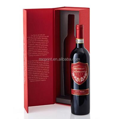 China China Supplier Handmade Custom Premium Luxury Rigid Cardboard Wine Packaging Gift Boxes With Magnetic Closure for sale