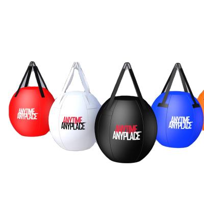 China Custom Logo Training Heavy Equipment Boxing Gymnasium Wrecking Ball Bag Fitness Gym Punching Bags for sale