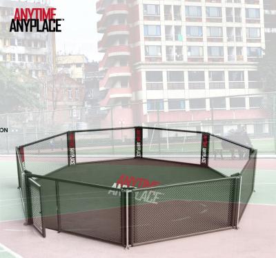 China Floor Standing Muttahida Majlis-e-Amal Cage Factory Hot Sale Thai Boxing Training For Gym Floor Octagon Cage for sale