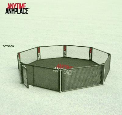 China Cost-effective Muttahida Majlis-e-Amal International Octagon Boxing Cage Floor Standing Boxing Cage For Sale for sale