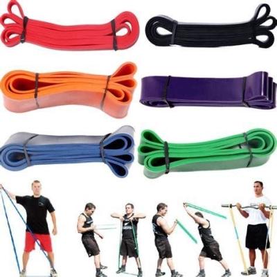 China Natural Home Exercise Latex Fitness Latex Exercise Yoga Workout Resistance Bands for sale