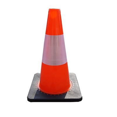 China Roadway Safety 45Cm PVC Customized Logo Road Work Mini Traffic Cone for sale