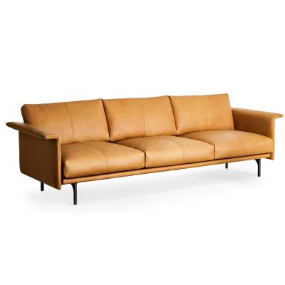 China High Quality Most Popular Modern Custom Three Seat Sofa For Living Room OEM ODM Leather for sale