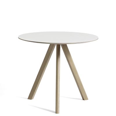 China High Quality Support Customized Serves Modern North American Ash Leg Wood Round Dining Tables for sale