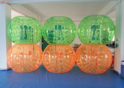 China Fútbol inflable a todo color de la burbuja, trajes inflables del fútbol de la burbuja de los festivales en venta