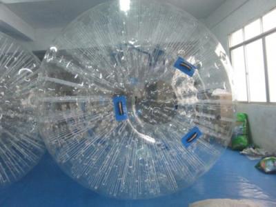 China Transparenter 0.7mm TPU aufblasbarer Körper Zorb-Ball für Explosions-Wasser-Park zu verkaufen