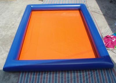 China La piscina inflable azul al aire libre rectángulo de los 6m de los x 4m explota la piscina en venta