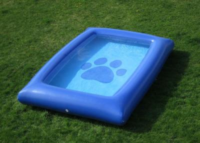 China Mini blauer aufblasbarer HundeInnenswimmingpool für Haustiere 3×2m mit CER zu verkaufen