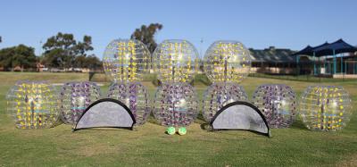 Cina Palla gonfiabile di Zorb del centro ricreativo calcio gonfiabile giallo/verde della bolla in vendita